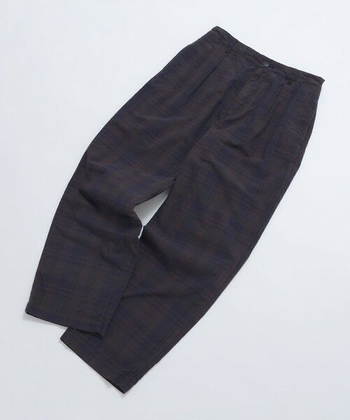 SHIPS / シップス その他パンツ | SHIPS: 〈セットアップ対応〉ダークトーン チェック コットン イージー トラウザー | 詳細18