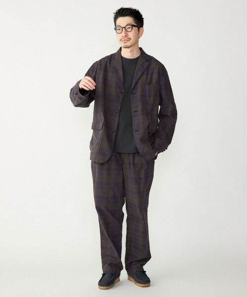 SHIPS / シップス その他パンツ | SHIPS: 〈セットアップ対応〉ダークトーン チェック コットン イージー トラウザー | 詳細7