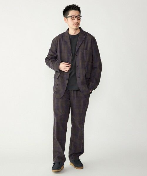 SHIPS / シップス その他パンツ | SHIPS: 〈セットアップ対応〉ダークトーン チェック コットン イージー トラウザー | 詳細8