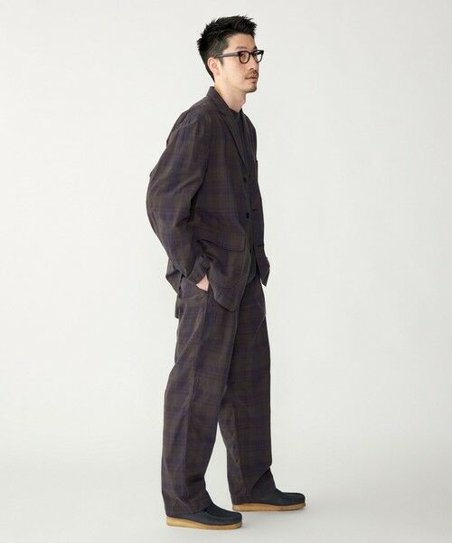 SHIPS / シップス その他パンツ | SHIPS: 〈セットアップ対応〉ダークトーン チェック コットン イージー トラウザー | 詳細11