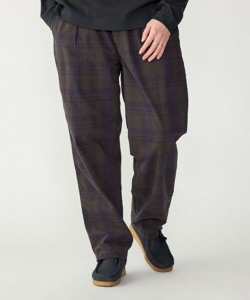 SHIPS / シップス その他パンツ | SHIPS: 〈セットアップ対応〉ダークトーン チェック コットン イージー トラウザー | 詳細13
