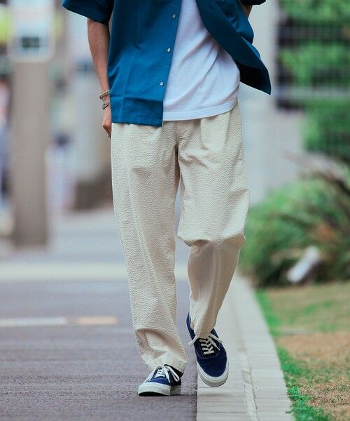 SHIPS / シップス その他パンツ | SHIPS: コットン シアサッカー イージーパンツ | 詳細3