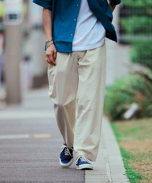 SHIPS / シップス その他パンツ | SHIPS: コットン シアサッカー イージーパンツ | 詳細4