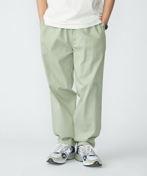 SHIPS / シップス その他パンツ | SHIPS: ピケ ウィークエンド イージー パンツ(ライトグリーン)