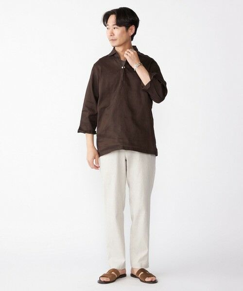 SHIPS / シップス その他パンツ | SHIPS: フレックスリネン イージー パンツ | 詳細1