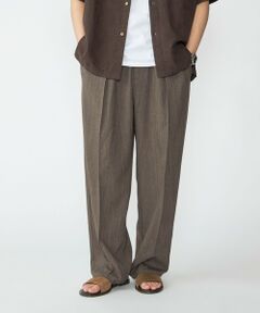 SHIPS / シップス その他パンツ | SHIPS: リネン ライク ワイド ピンタック スラックス