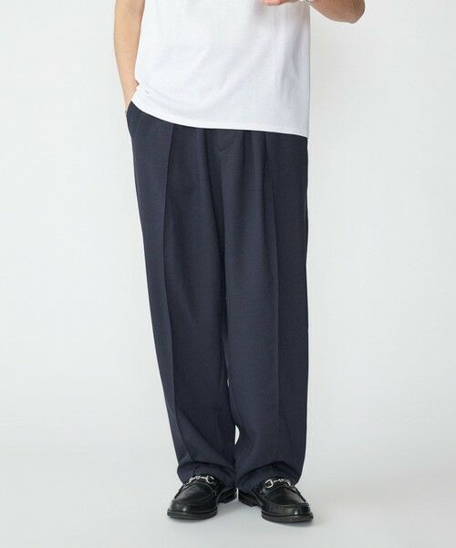 SHIPS / シップス その他パンツ | SHIPS: リネン ライク ワイド ピンタック スラックス | 詳細22