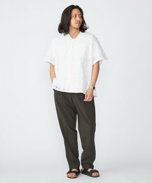 SHIPS / シップス その他パンツ | 【SHIPS別注】FANTASTICDAYS: ウールライク 1プリーツ イージーパンツ | 詳細1