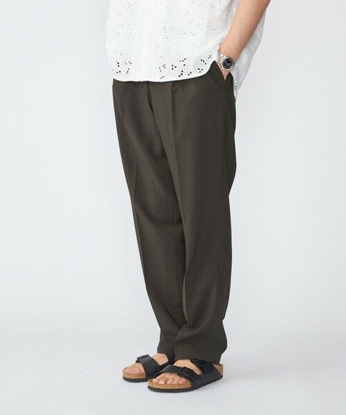 SHIPS / シップス その他パンツ | 【SHIPS別注】FANTASTICDAYS: ウールライク 1プリーツ イージーパンツ | 詳細7