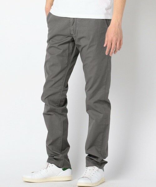 SHIPS / シップス その他パンツ | GROWN&SEWN: Independent Slim Pant - Feather Twill(チャコールグレー)