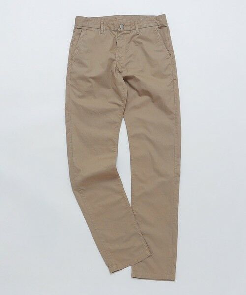 SHIPS / シップス その他パンツ | GROWN&SEWN: Independent Slim Pant - Feather Twill(ライトカーキ)