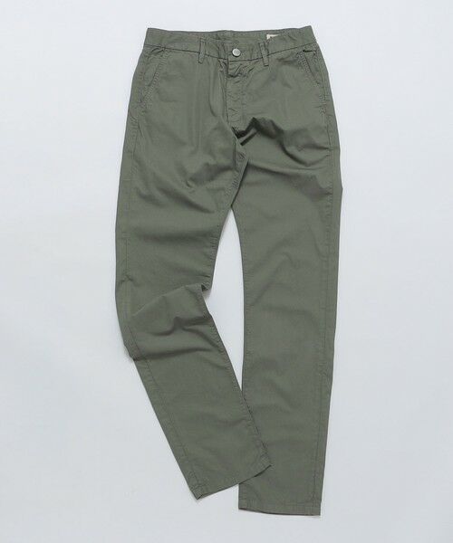 SHIPS / シップス その他パンツ | GROWN&SEWN: Independent Slim Pant - Feather Twill(ダークグリーン)