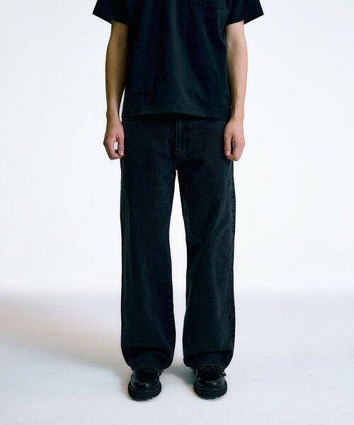 SHIPS / シップス その他パンツ | City Ambient Products: 12オンス ストレート バギー デニム パンツ(ブラック)