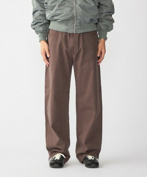 SHIPS / シップス その他パンツ | City Ambient Products: 12オンス ストレート バギー デニム パンツ(ブラウン)