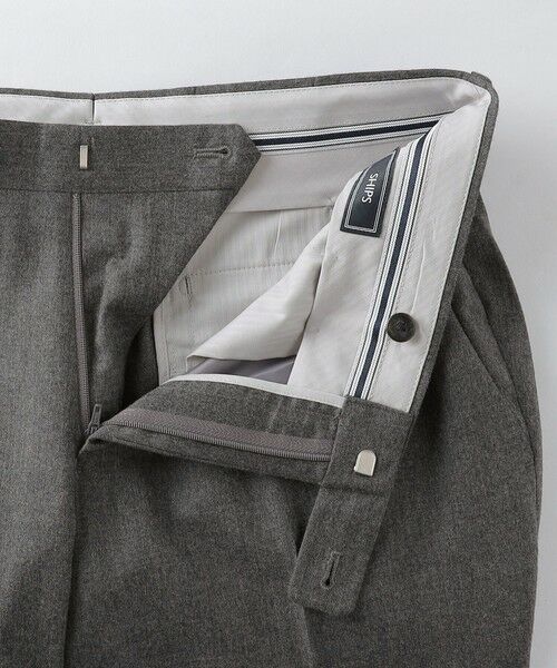 SHIPS / シップス スラックス・ドレスパンツ | SHIPS:〈FUNCTION〉〈手洗い可能〉ライト サキソニー ストレッチ スラックス パンツ | 詳細16