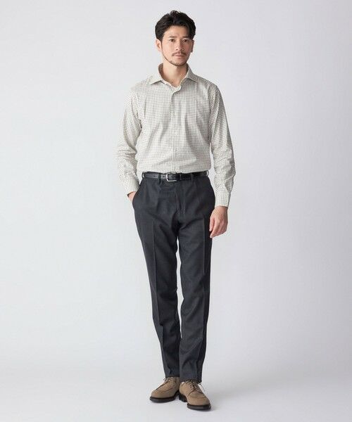 SHIPS / シップス スラックス・ドレスパンツ | SHIPS:〈FUNCTION〉〈手洗い可能〉ライト サキソニー ストレッチ スラックス パンツ | 詳細22