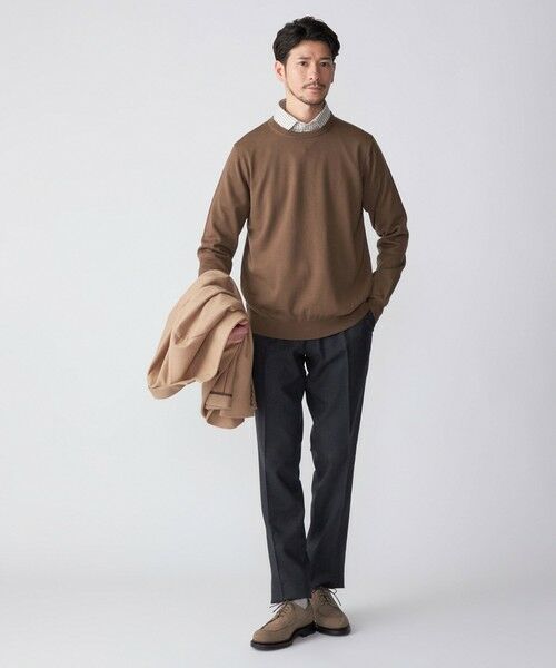 SHIPS / シップス スラックス・ドレスパンツ | SHIPS:〈FUNCTION〉〈手洗い可能〉ライト サキソニー ストレッチ スラックス パンツ | 詳細26