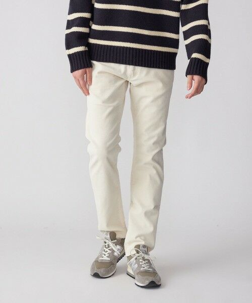 SHIPS / シップス その他パンツ | SHIPS: KAKEGAWA コーデュロイ 5ポケット スリム パンツ(オフホワイト)