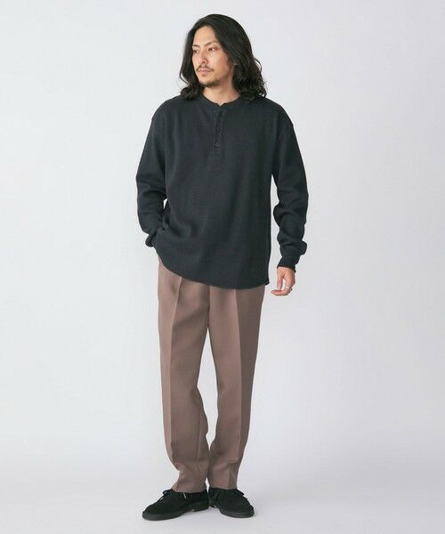 SHIPS / シップス その他パンツ | SHIPS: トリプルクロス ワンタック ワイド テーパード パンツ | 詳細1