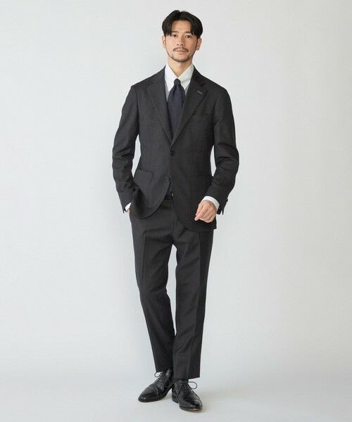 SHIPS / シップス その他パンツ | SHIPS: 〈セットアップ対応/手洗い可能〉ウォッシャブル サキソニー セットアップ スラックス | 詳細4