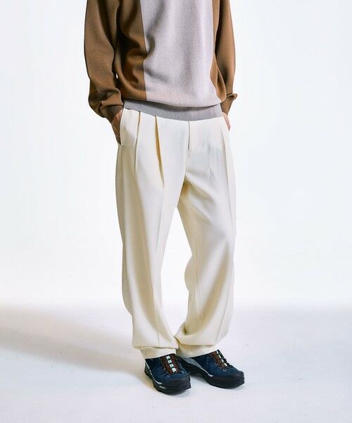 SHIPS / シップス その他パンツ | City Ambient Products: 2プリーツ ワイド テーパード スラックス | 詳細9