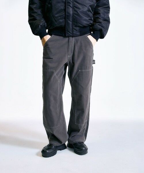 SHIPS / シップス その他パンツ | City Ambient Products: カラーステッチ ダブルニー ペインター パンツ | 詳細5