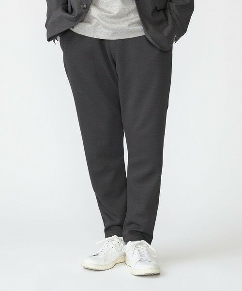 SHIPS / シップス その他パンツ | 【WEB限定】SHIPS: 吸水速乾・UVケア・防シワ Drymix(R) 鹿の子 イージーパンツ(ブラック)