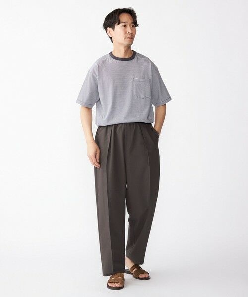 SHIPS / シップス その他パンツ | SHIPS: COOLMAX(R) シアサッカー ピンタック ワイド パンツ | 詳細1