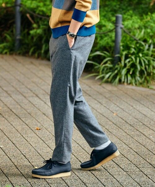 SHIPS / シップス その他パンツ | SHIPS: RENEWOOL ホームスパン イージーパンツ | 詳細4