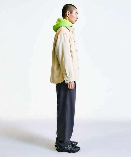 SHIPS / シップス その他パンツ | City Ambient Products: T/Rフラノ 2プリーツ ワイドテーパード スラックス | 詳細4