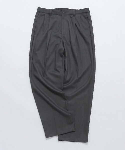 SHIPS / シップス その他パンツ | City Ambient Products: T/Rフラノ 2プリーツ ワイドテーパード スラックス | 詳細9