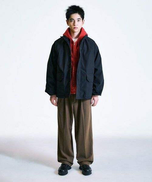 SHIPS / シップス その他パンツ | City Ambient Products: T/Rフラノ 2プリーツ ワイドテーパード スラックス | 詳細14