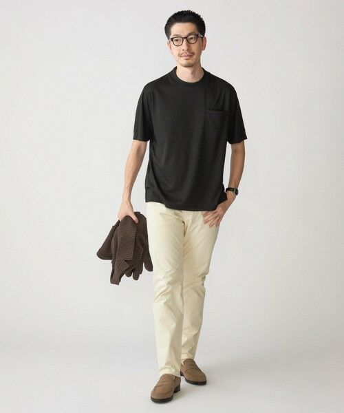 SHIPS / シップス その他パンツ | SHIPS: サテン ストレッチ ピーチ 5ポケット パンツ | 詳細1