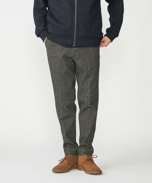 SHIPS / シップス その他パンツ | 【WEB限定】SHIPS: ダブルジャカード パターン スラックス(ダークグレー)