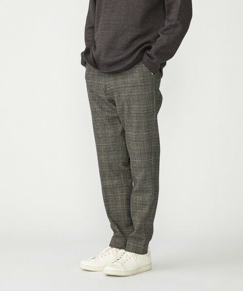 SHIPS / シップス その他パンツ | 【WEB限定】SHIPS: ダブルジャカード パターン スラックス(ブラック)