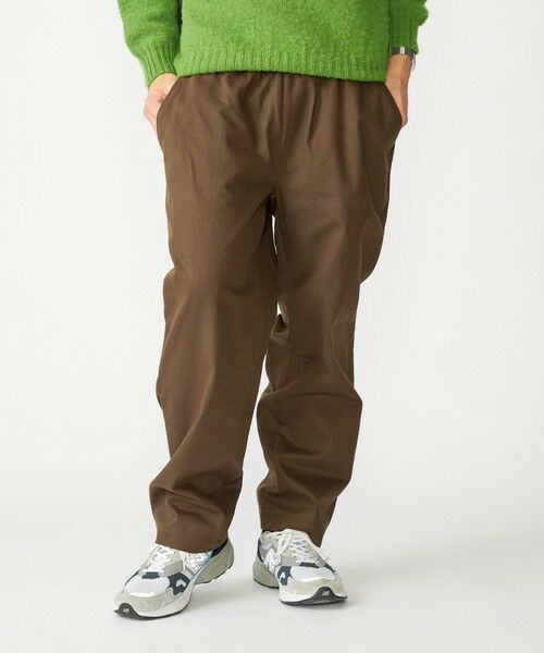 SHIPS / シップス その他パンツ | SHIPS: コットン ツイル イージーパンツ(ブラウン系)