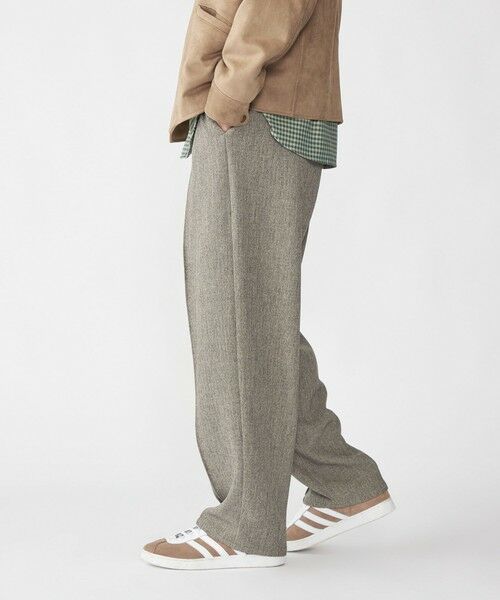 SHIPS / シップス その他パンツ | SHIPS:〈洗濯機可能〉メランジ ワイド ピンタック スラックス | 詳細6