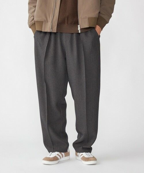 SHIPS / シップス その他パンツ | SHIPS:〈洗濯機可能〉メランジ ワイド ピンタック スラックス | 詳細13
