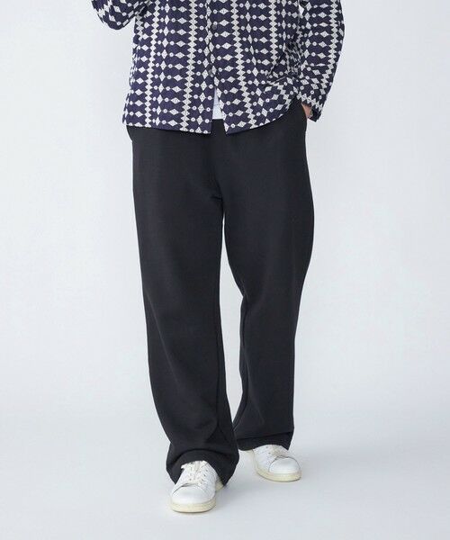 SHIPS / シップス その他パンツ | SHIPS: コットン ワイド スウェット パンツ(ブラック)