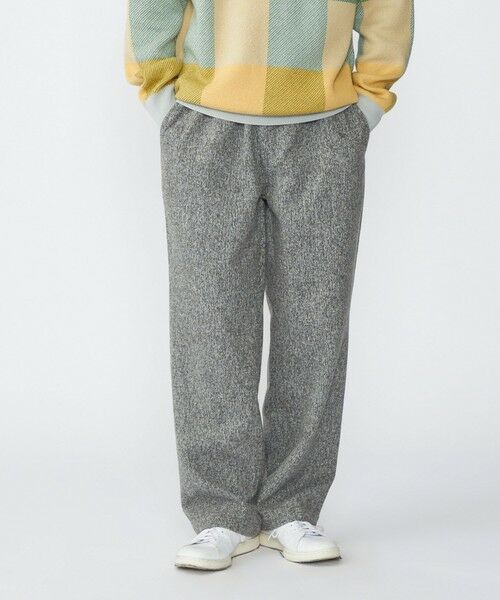 SHIPS / シップス その他パンツ | SHIPS: ポリエステル カラー ツイード イージー パンツ(ライトグレー)