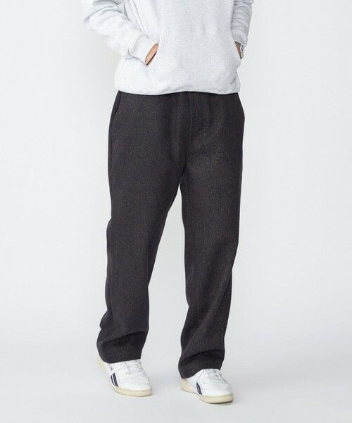 SHIPS / シップス その他パンツ | SHIPS: ポリエステル カラー ツイード イージー パンツ(ネイビー)