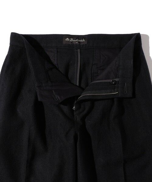 SHIPS / シップス その他パンツ | Southwick Gate Label:〈セットアップ対応〉フェルテッド 1プリーツ スラックス | 詳細7