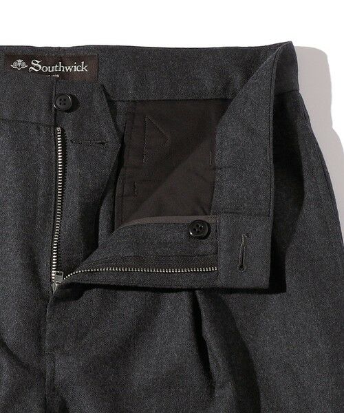 SHIPS / シップス その他パンツ | Southwick Gate Label: サキソニー 1プリーツ スラックス | 詳細8