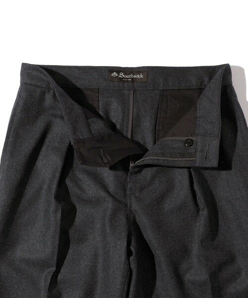 SHIPS / シップス その他パンツ | Southwick Gate Label: サキソニー 1プリーツ スラックス | 詳細9