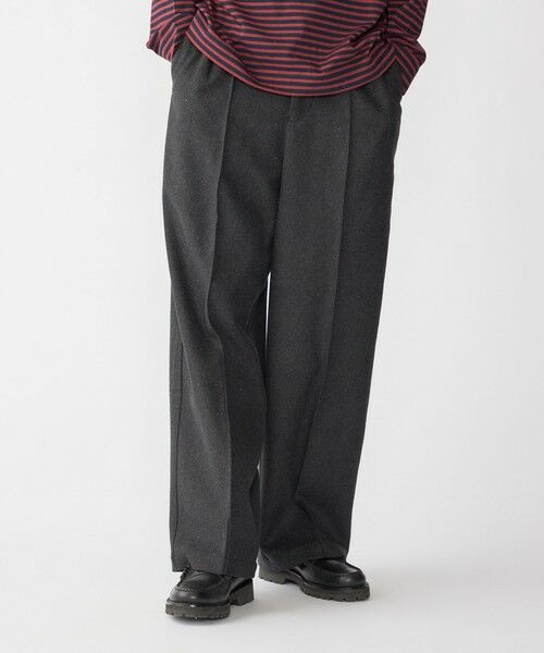 SHIPS / シップス その他パンツ | 【WEB限定】SHIPS:〈手洗い可能〉ウールブレンド ワイド スラックス | 詳細2