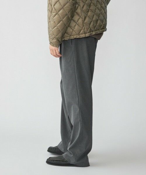 SHIPS / シップス その他パンツ | City Ambient Products: チェック&ストライプ 2タック ワイド スラックス | 詳細1