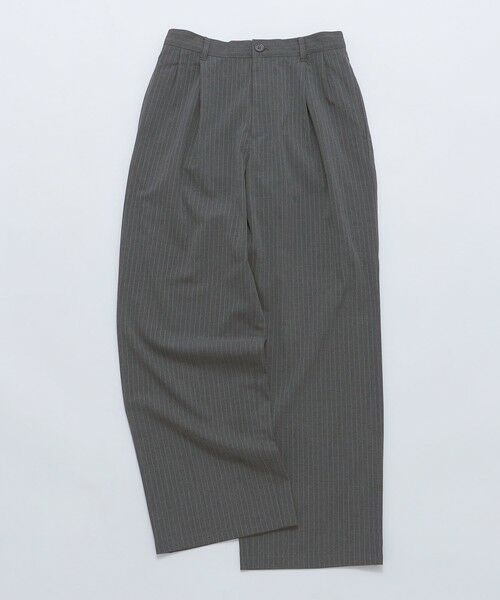 SHIPS / シップス その他パンツ | City Ambient Products: チェック&ストライプ 2タック ワイド スラックス | 詳細8