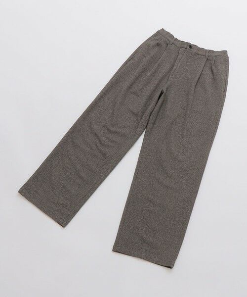 SHIPS / シップス その他パンツ | City Ambient Products: ソフト ツイード ライク 2タック ワイド スラックス | 詳細1
