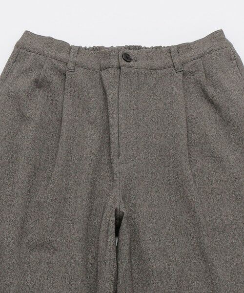 SHIPS / シップス その他パンツ | City Ambient Products: ソフト ツイード ライク 2タック ワイド スラックス | 詳細3