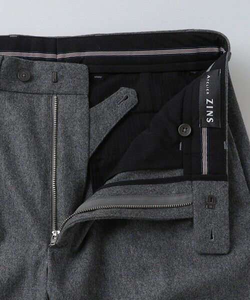 SHIPS / シップス その他パンツ | ATELIER ZINS: BAC J サキソニーフラノ スラックス | 詳細6